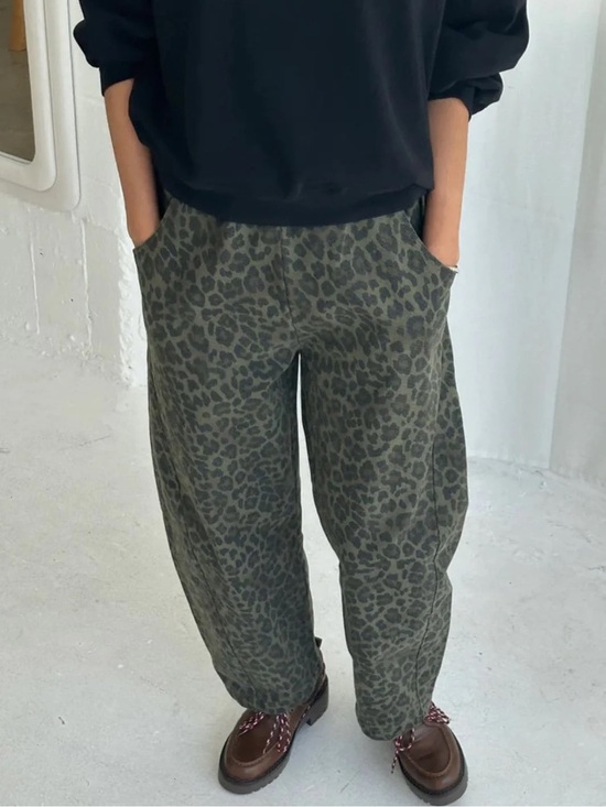 Le Bon Shoppe Pants - Le Bon Shoppe Fern Leopard Arc Pants